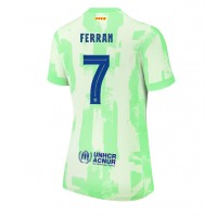 Barcelona Ferran Torres #7 Replica Third Shirt Ladies 2024-25 Short Sleeve